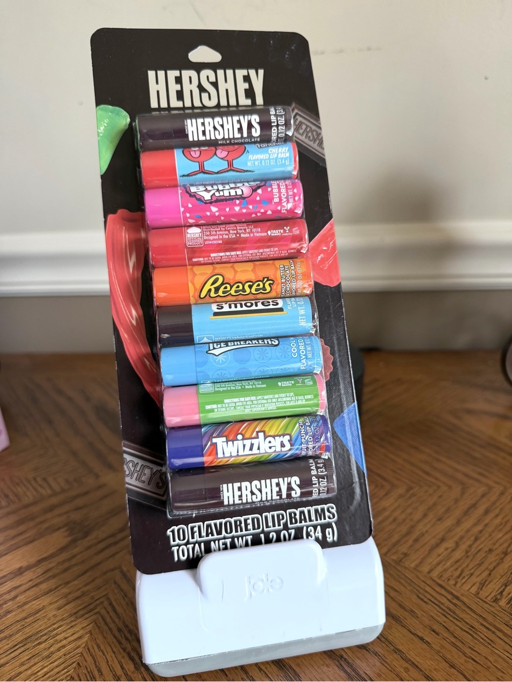 Hershey 10 pack Assorted Flavor Lip Balm in Classic Candy flavors